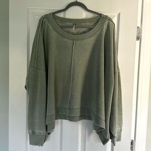 Free People Pullover Sweatshirt, M